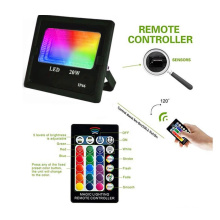 Smart  floodlight 24 key timing seven color remote control landscape color LED floodlight